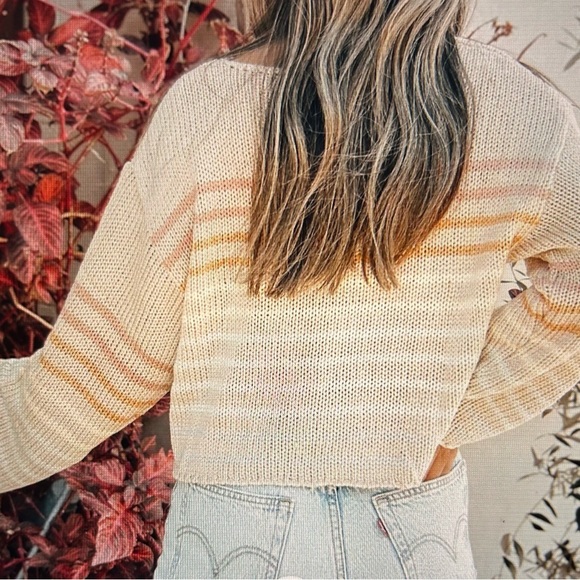 Lovestitch Sera Striped knit pullover size small - Picture 4 of 4